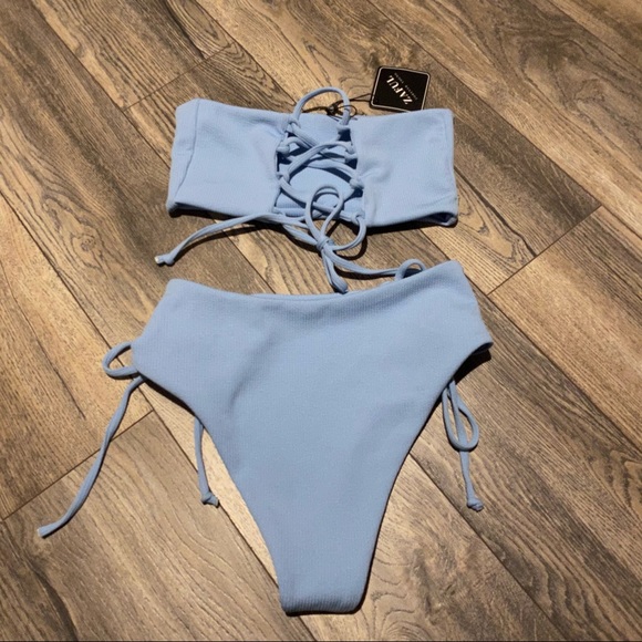 Zaful Bandeau Bikini Set - Picture 6 of 10